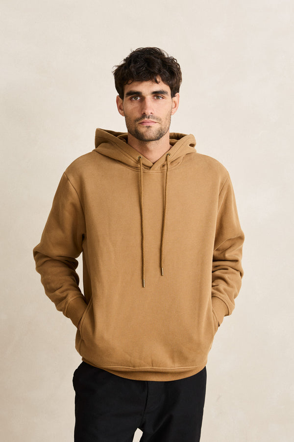 Classic Fleece Hood Ochre