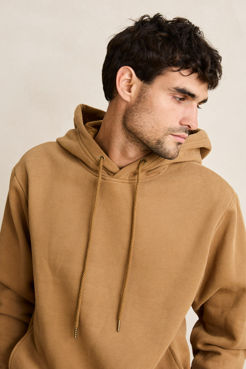 Classic Fleece Hood Ochre
