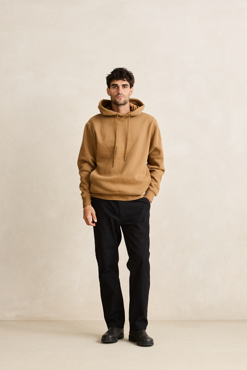 Classic Fleece Hood Ochre