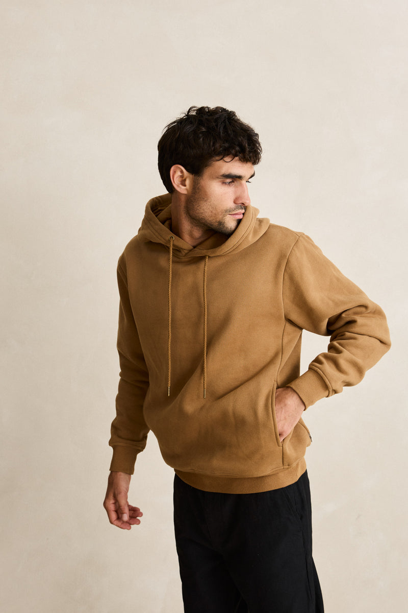 Classic Fleece Hood Ochre