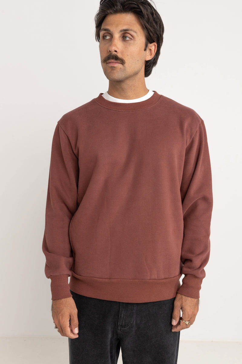 Classic Fleece Crew Merlot