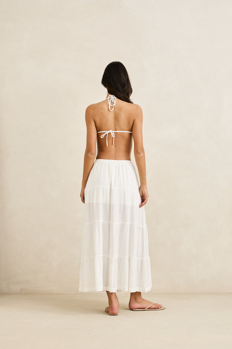 Classic Slide Tri Top White