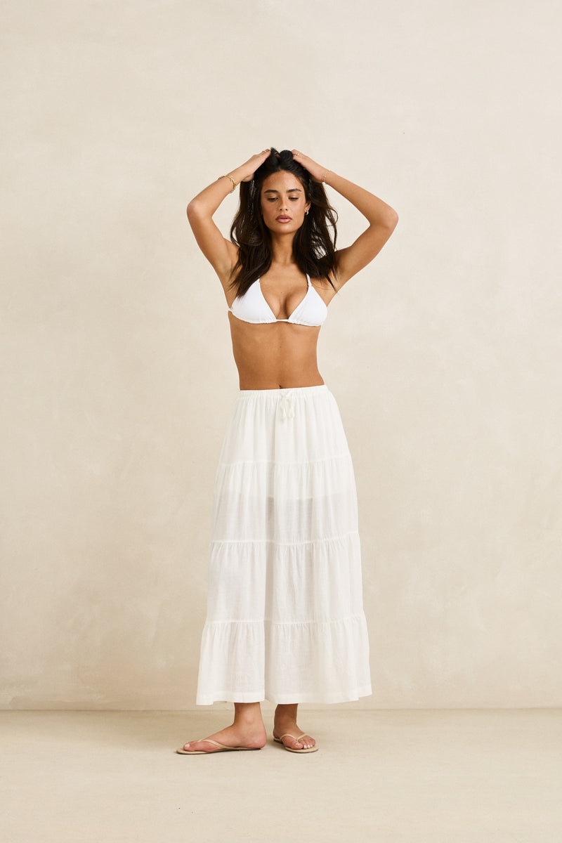 Classic Slide Tri Top White