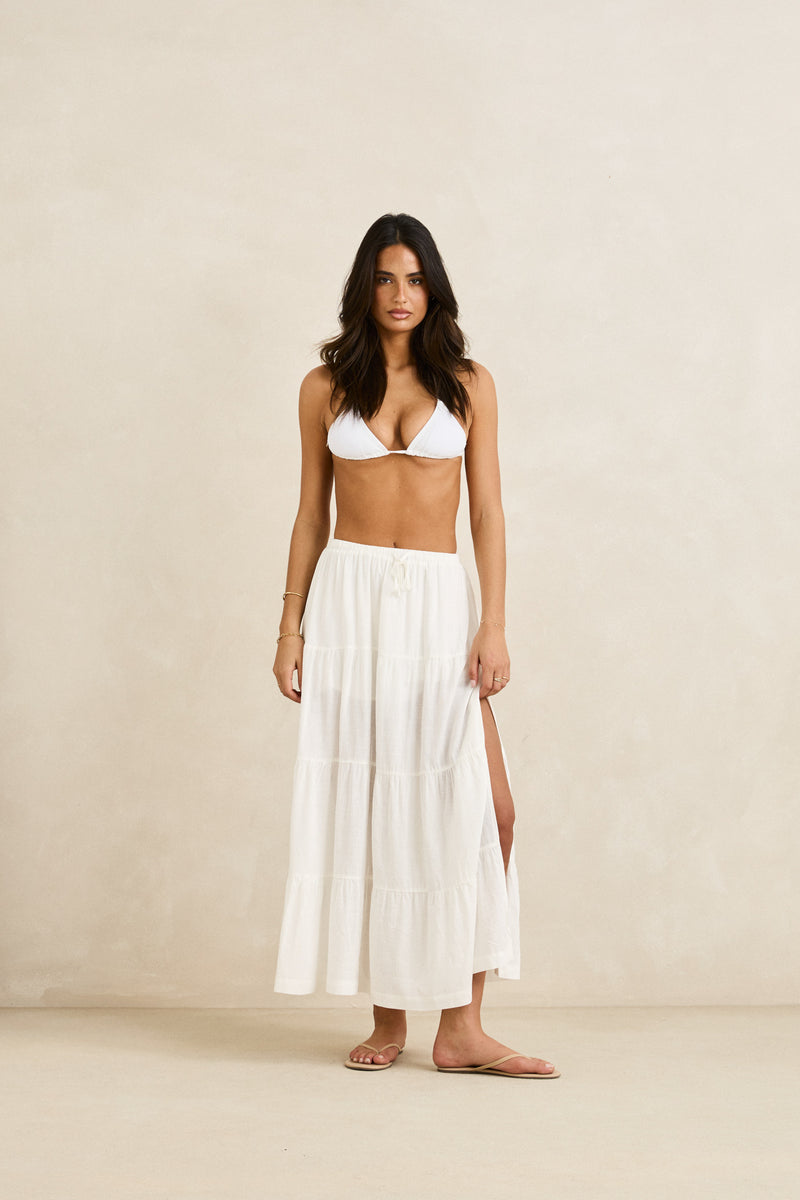 Classic Slide Tri Top White