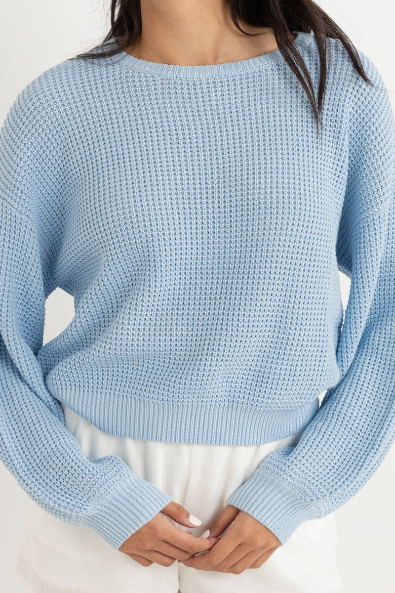 Classic Knit Jumper Blue