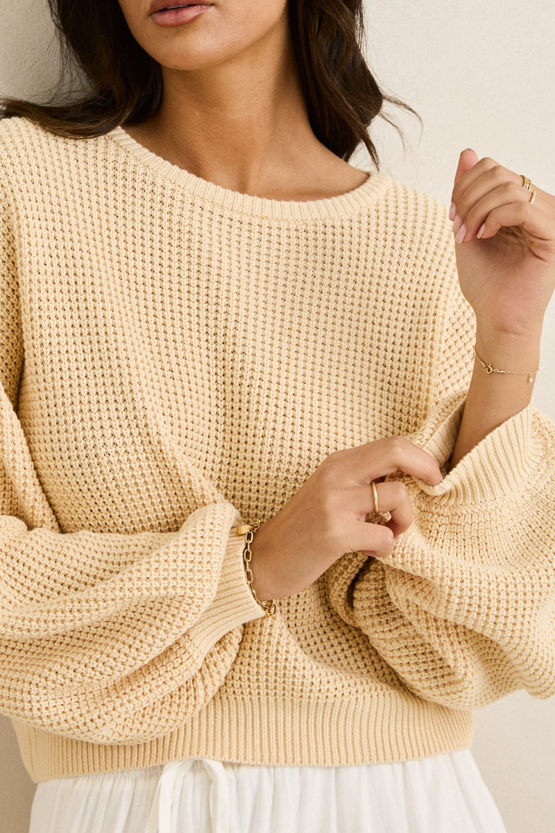 Classic Knit Jumper Butter