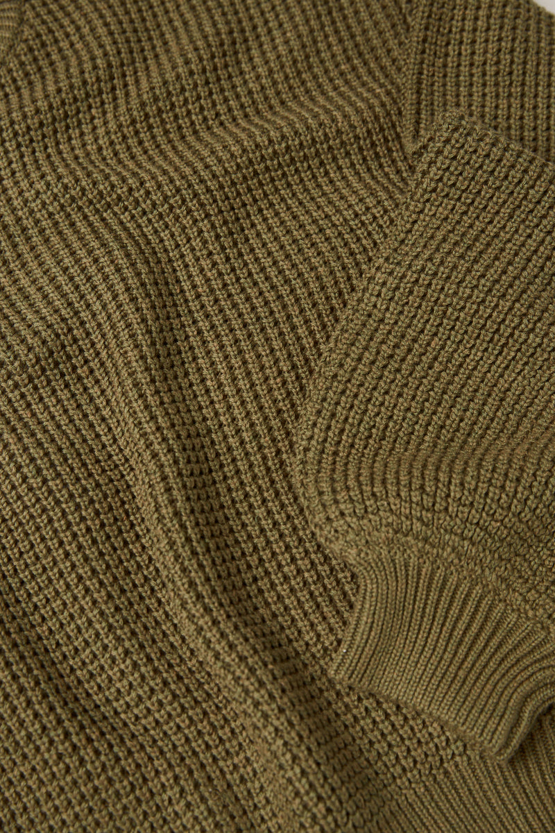 Classic Knit Jumper Olive