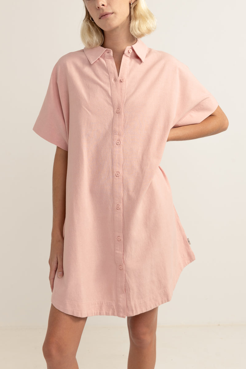 Classic Shirt Dress Rose