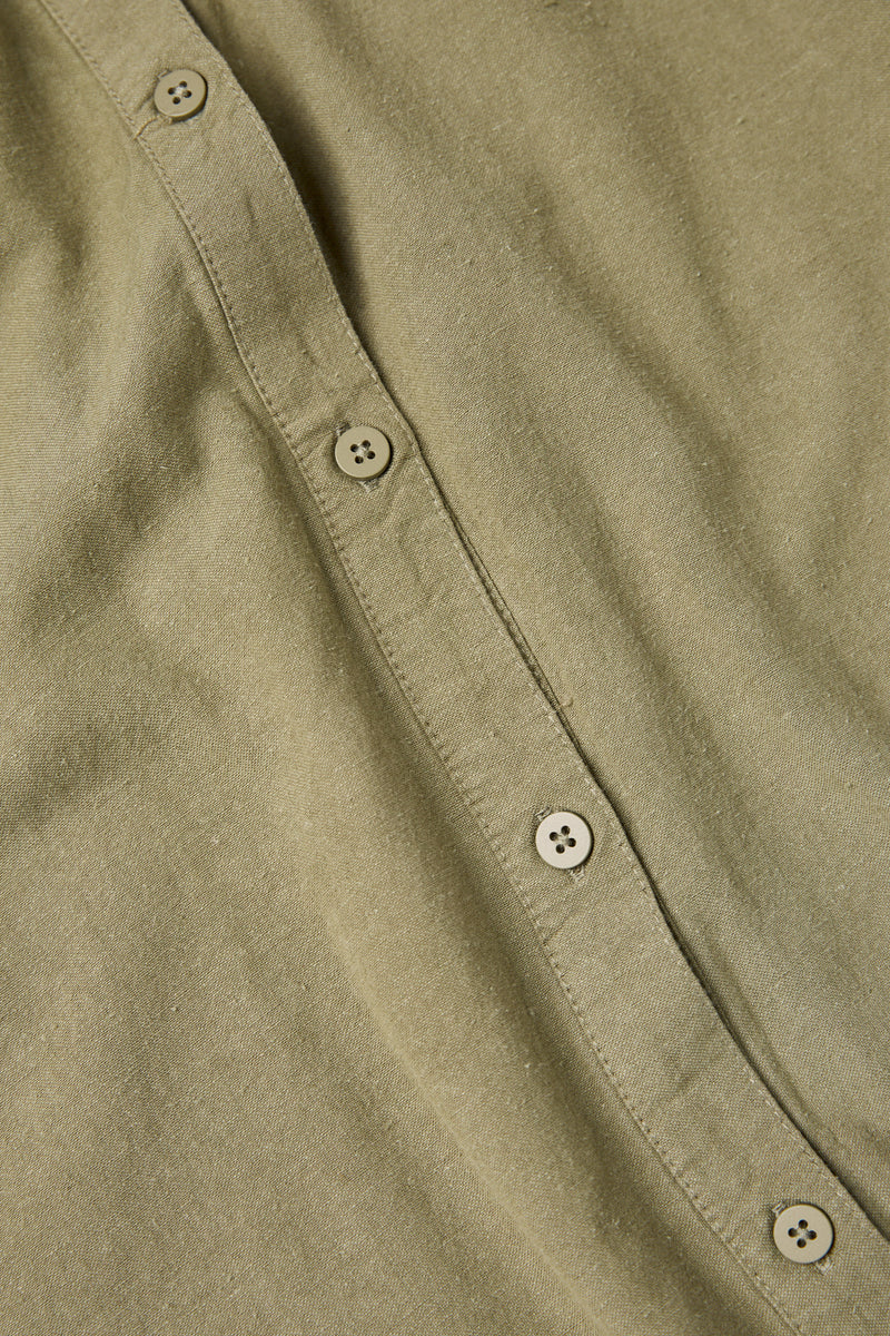 Classic Shirt Dress Olive