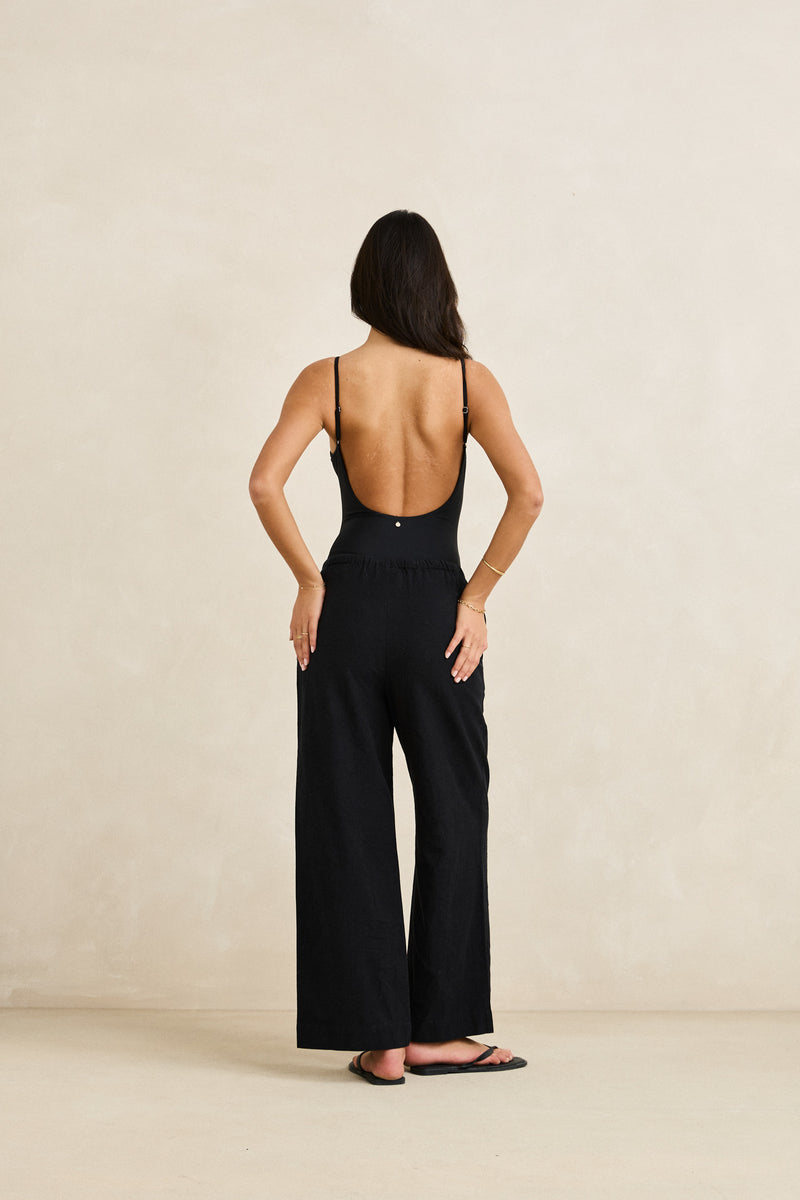 Classic Drawstring Pant Black
