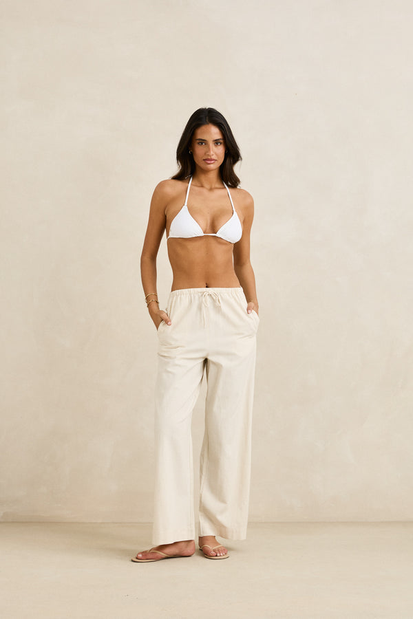 Classic Drawstring Pant Oat