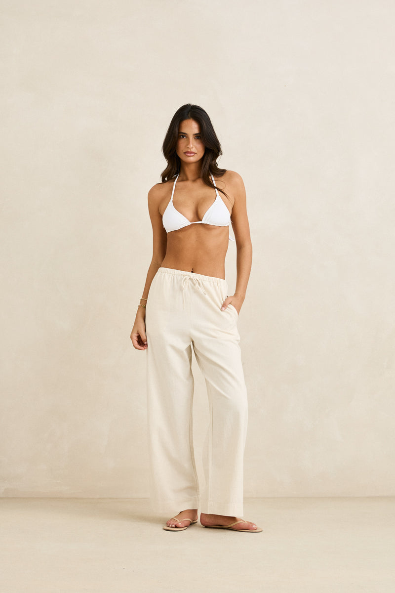 Classic Drawstring Pant Oat