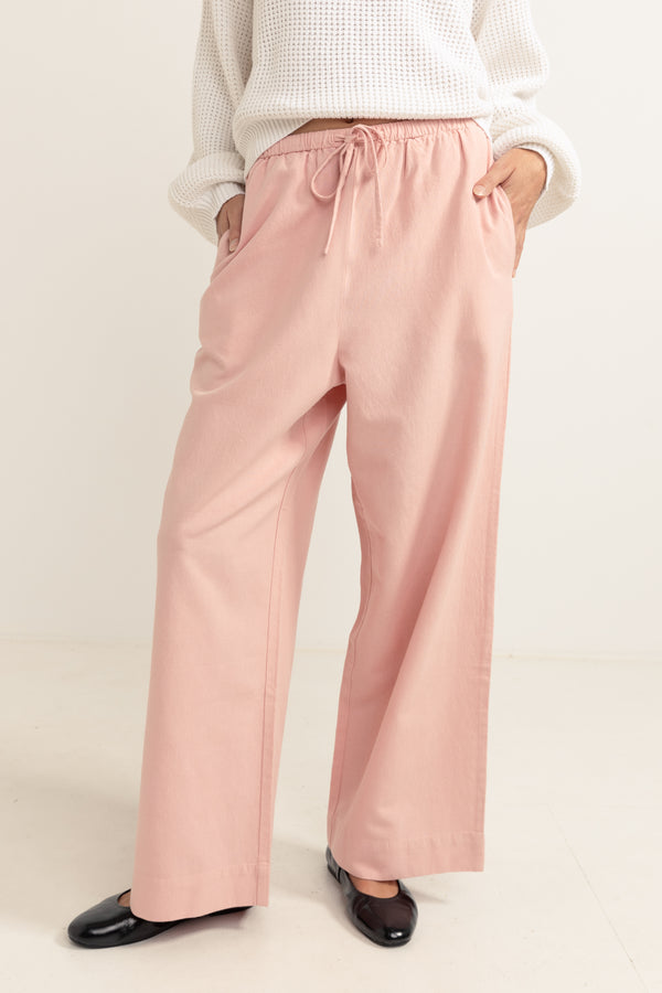 Classic Drawstring Pant Rose