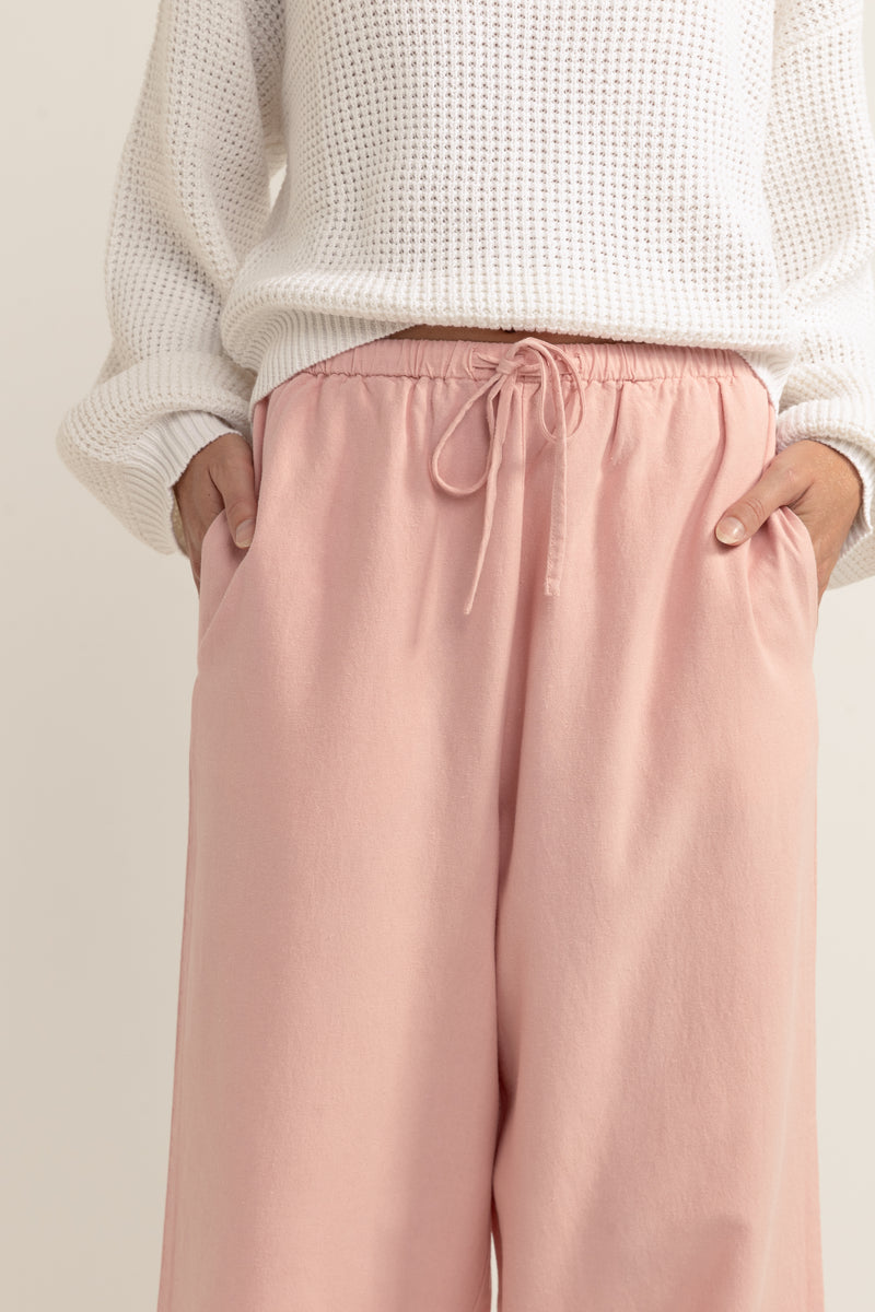 Classic Drawstring Pant Rose