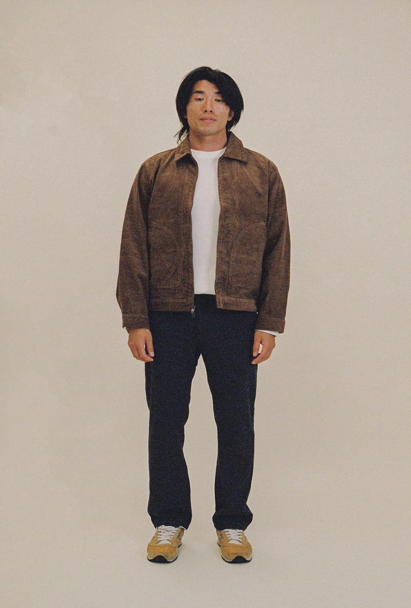 Cord Utility Jacket Brown
