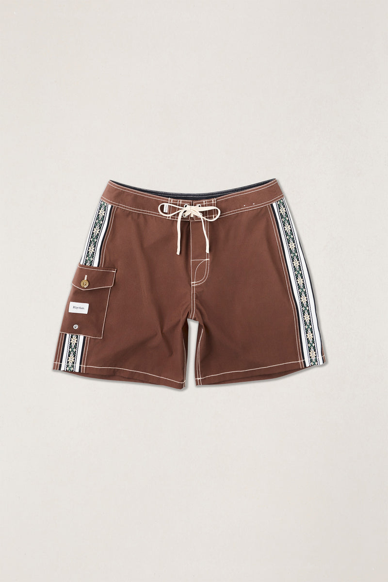 Panel Stripe Trunk Chocolate