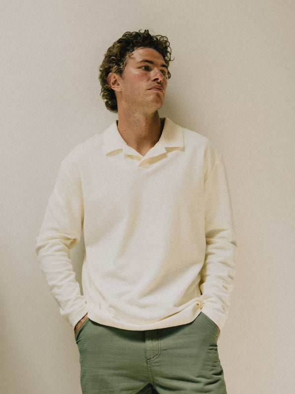 Kapu Ls Rugby Polo Ecru