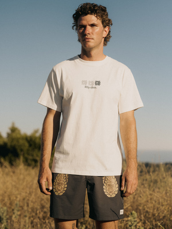 High Beaming Vintage Ss T-Shirt Off White