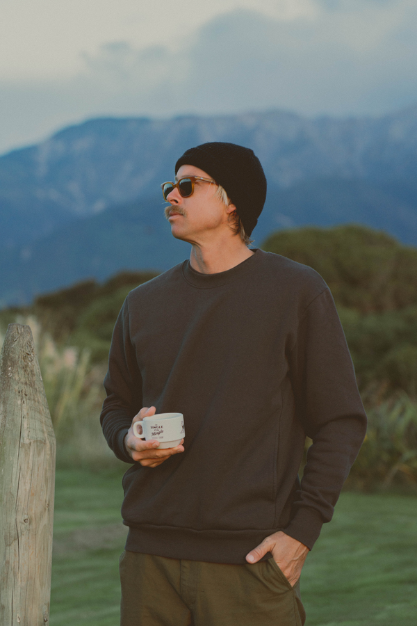 Classic Fleece Crew Vintage Black