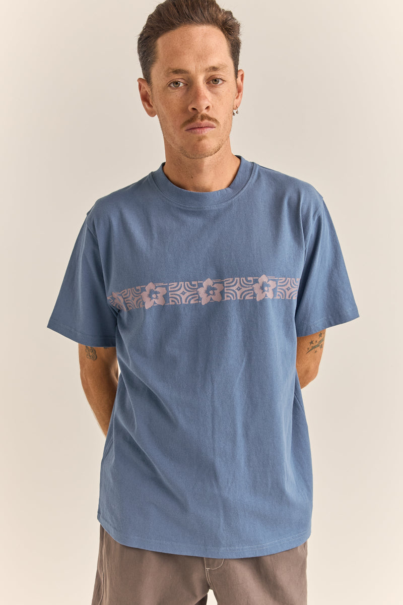 Breeze Vintage Ss T-Shirt Blue