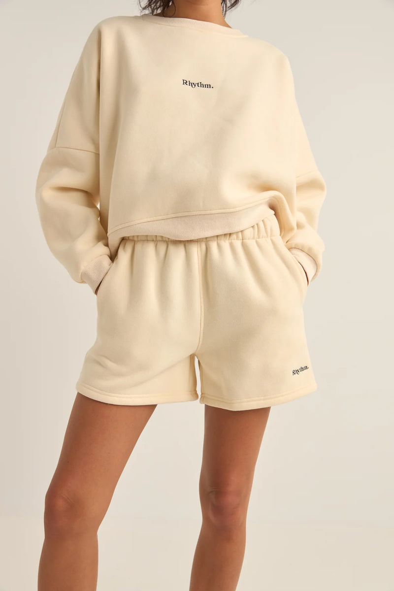 Logo Fleece Shorts Oat