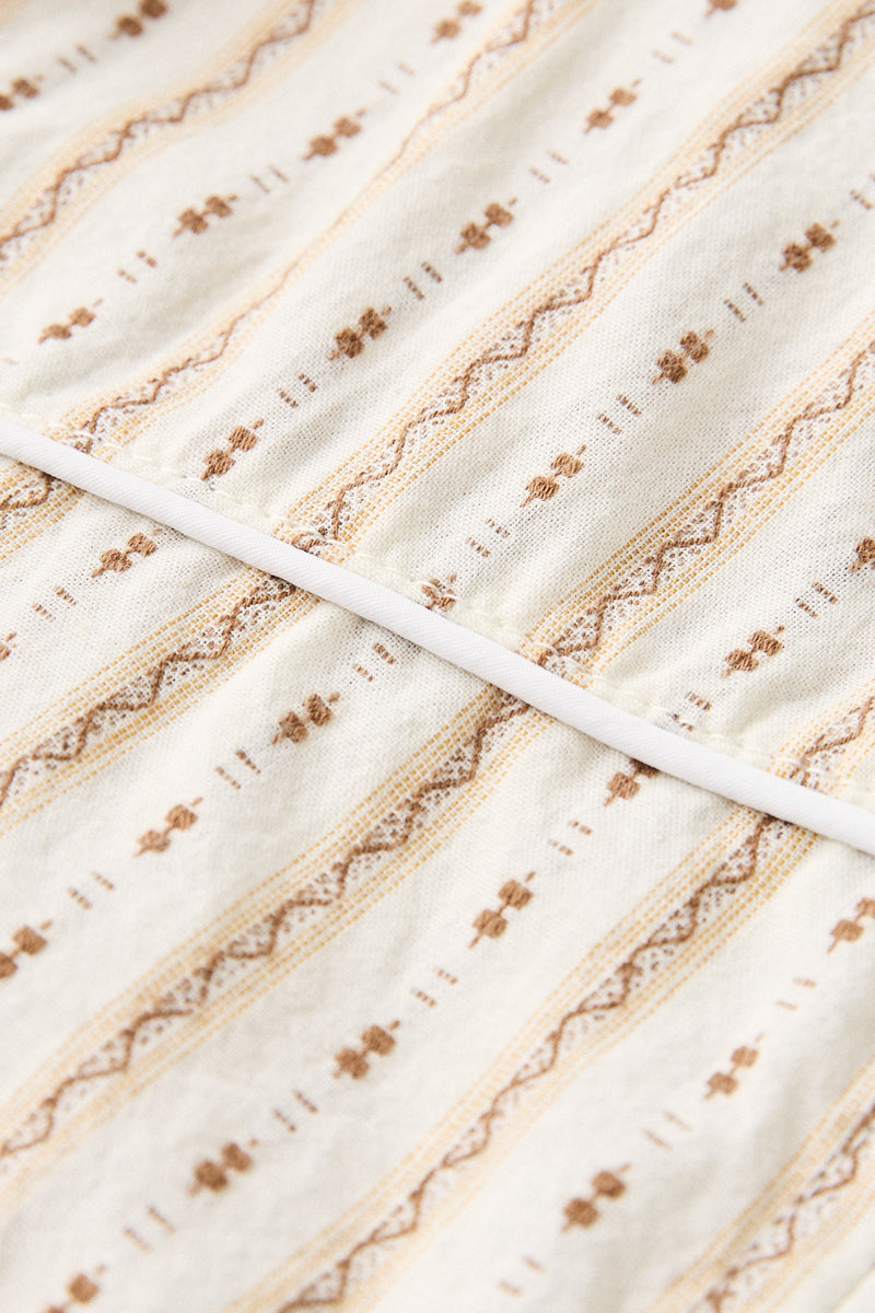 Lone Pine Stripe Ss Shirt Natural