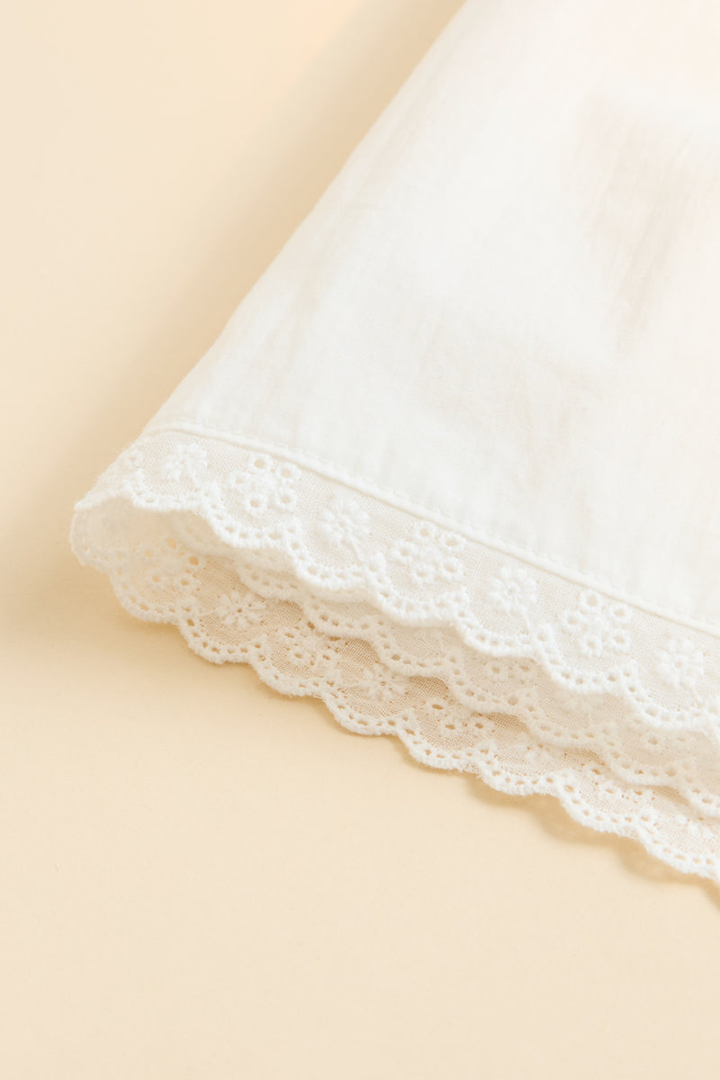 Mecah Billow Sleeve Top White