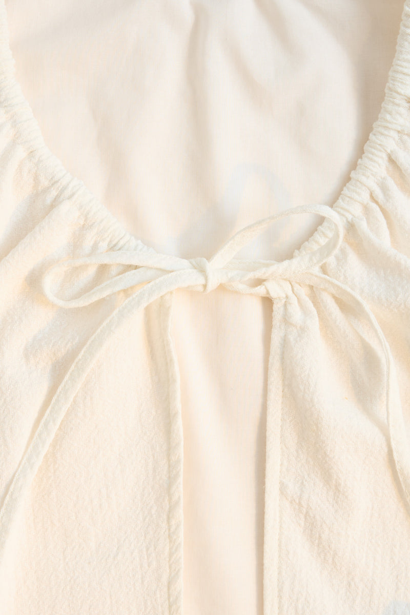 Mecah Billow Sleeve Top White