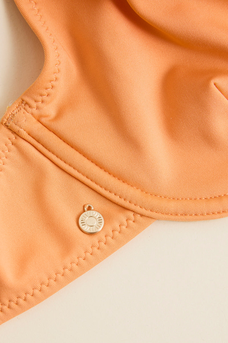 Contrast Underwire Top Apricot