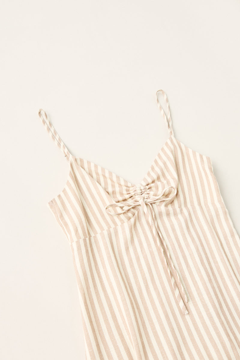 Penny Stripe Midi Dress Honeycomb