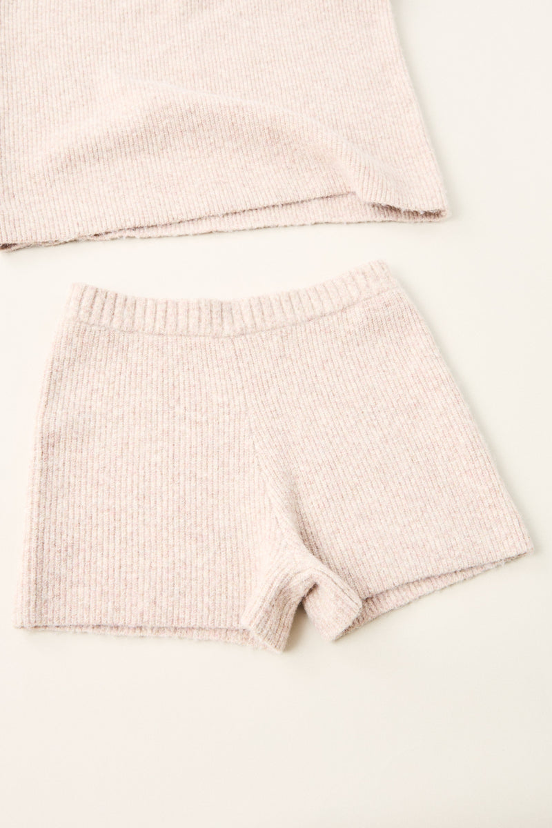 Peta Rib Knit Short Cedar