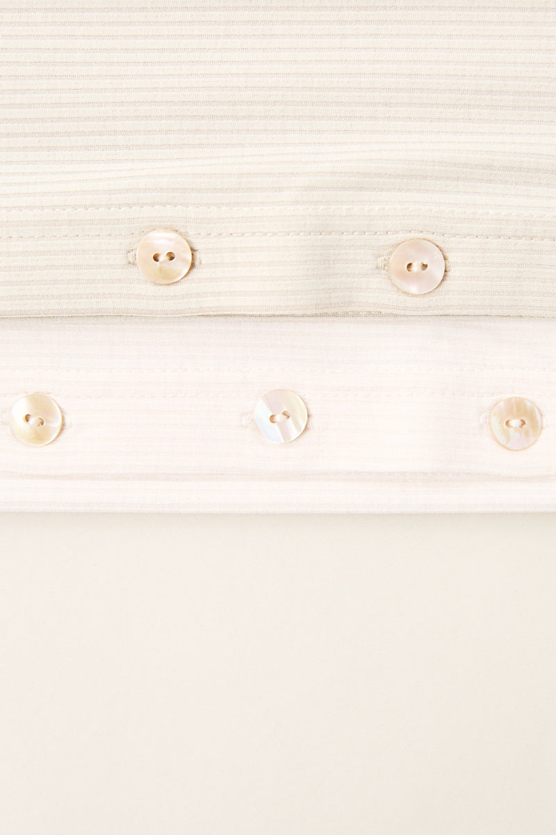 Petra Button Down Singlet Cream