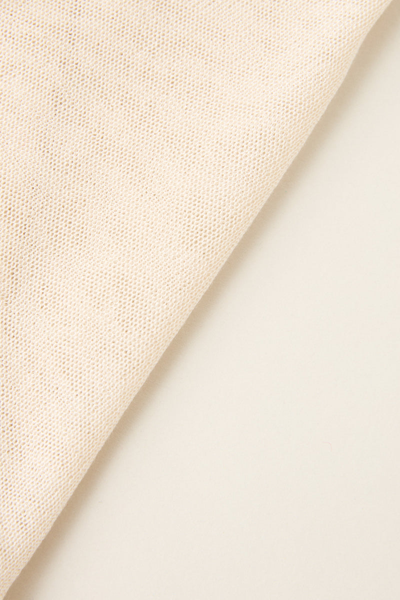 Rumi Sheer Knit Set Natural