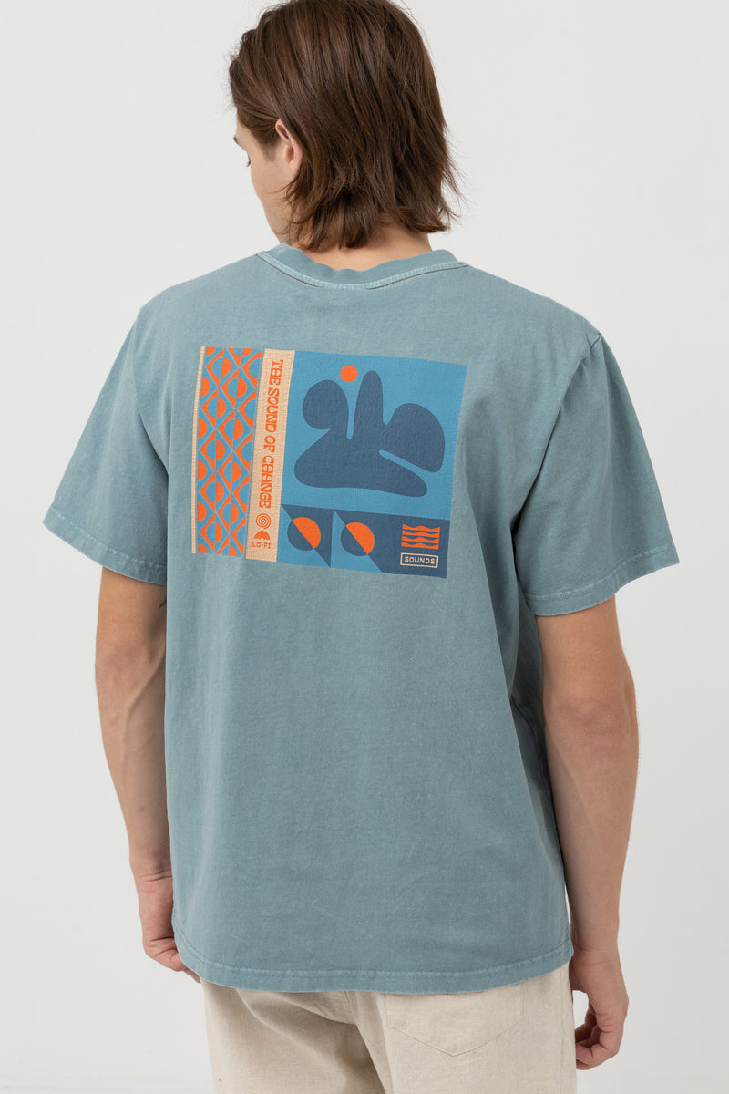 Signal Vintage Ss T Shirt Blue Fog