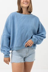 Rhythm Core Slouch Fleece Ocean