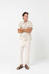 Paisley SS Shirt Vintage White