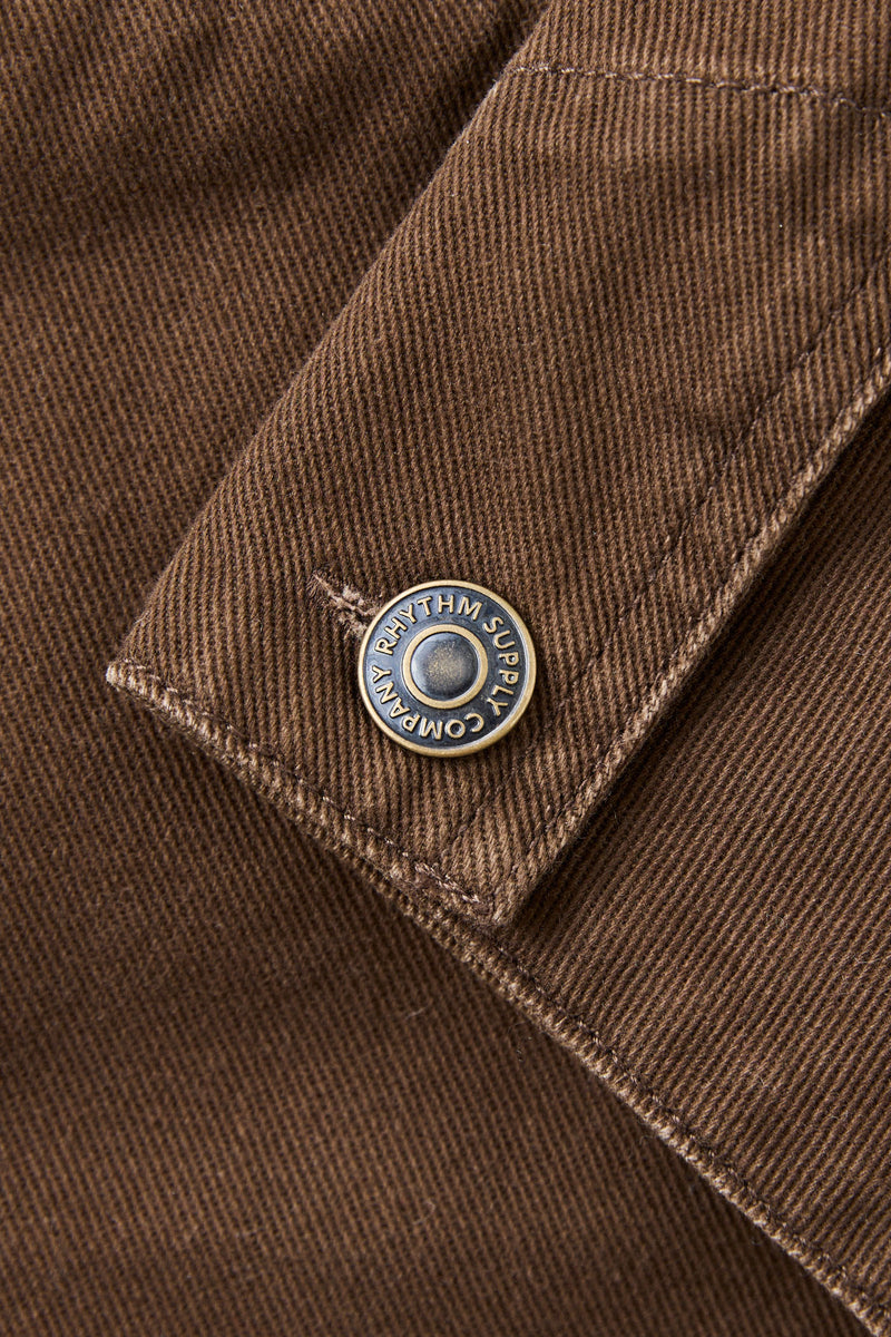 Capri Relaxed Cropped Jacket Cafe