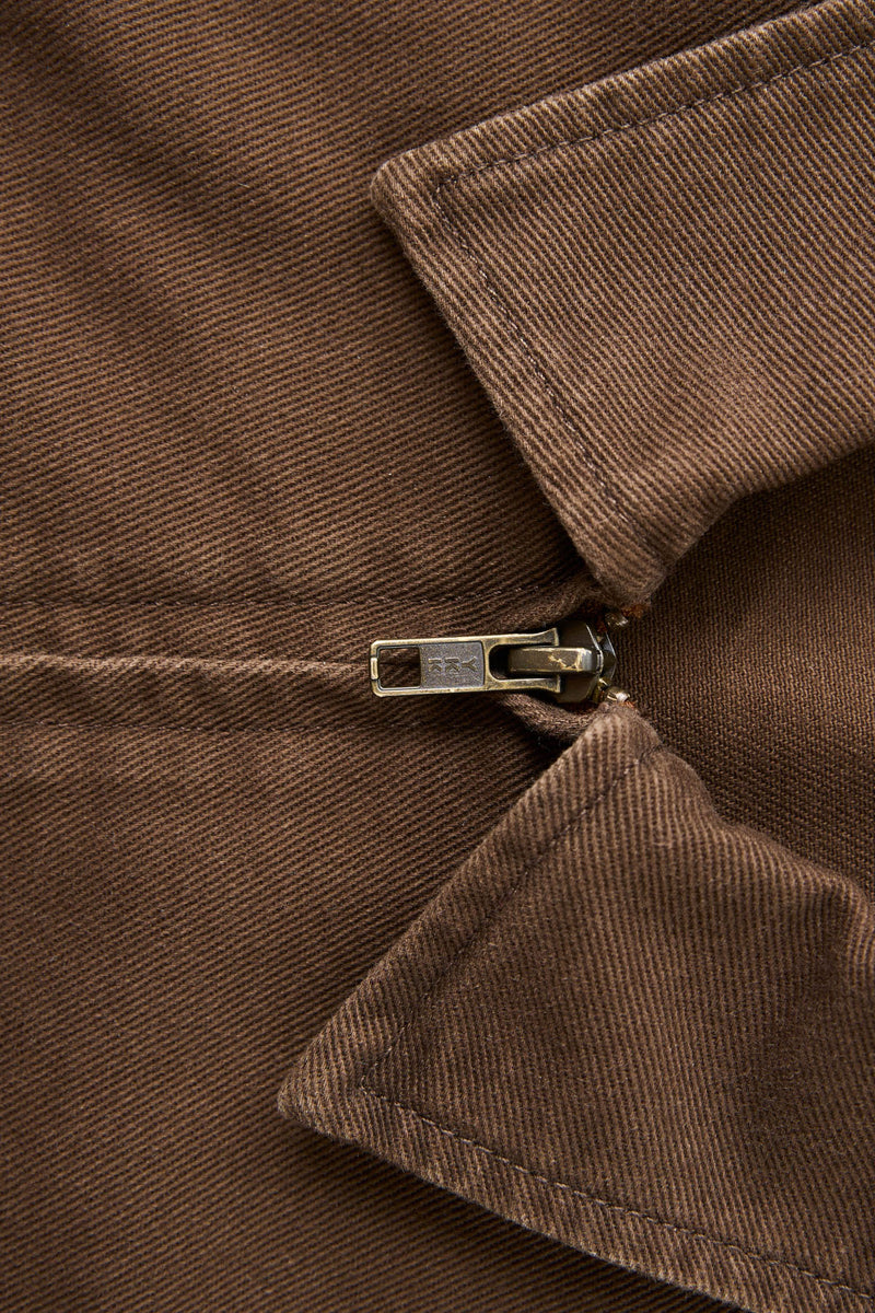 Capri Relaxed Cropped Jacket Cafe