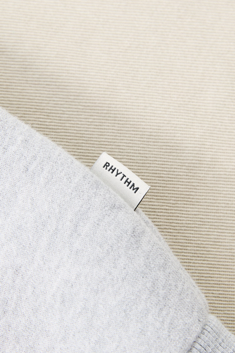 Peace Sun Fleece Zip Heather Grey