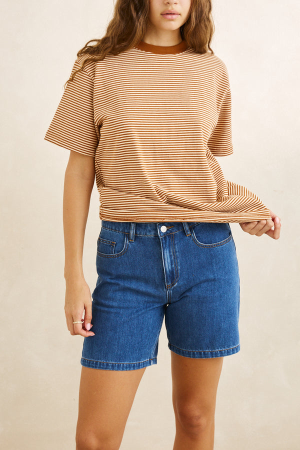 Essential Denim Short Blue