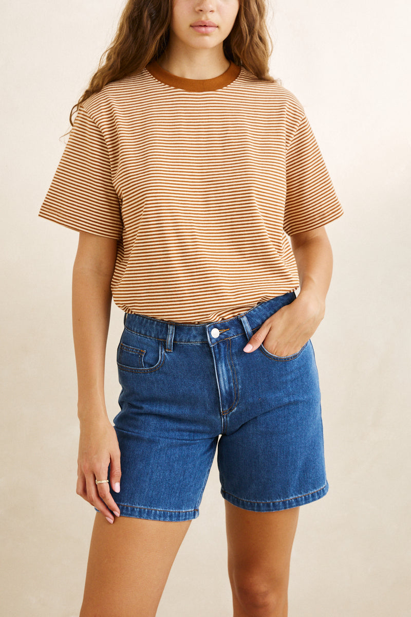 Essential Denim Short Blue