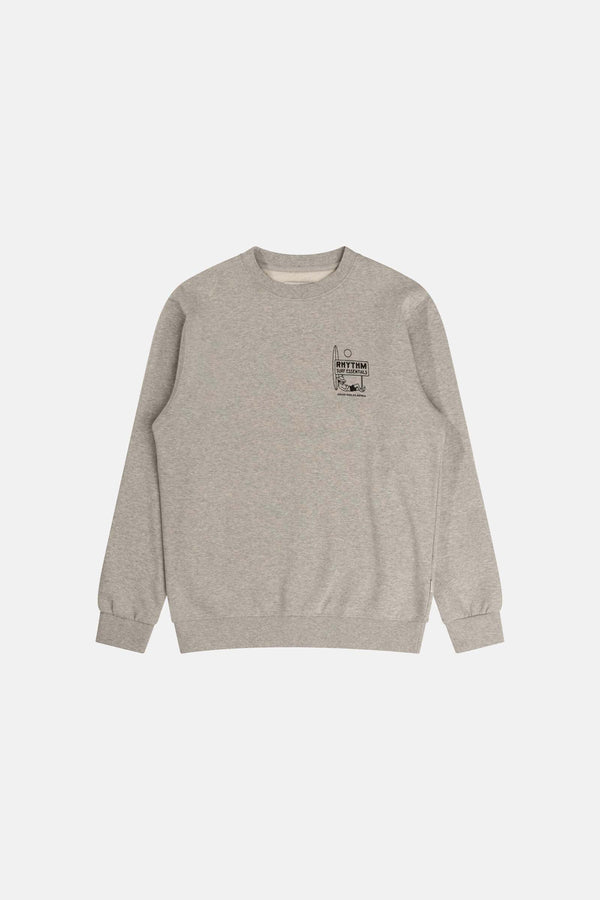 Siesta Fleece Crew Grey Heather