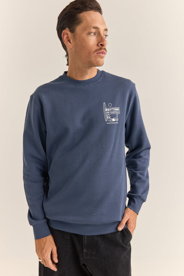 Siesta Fleece Crew Navy