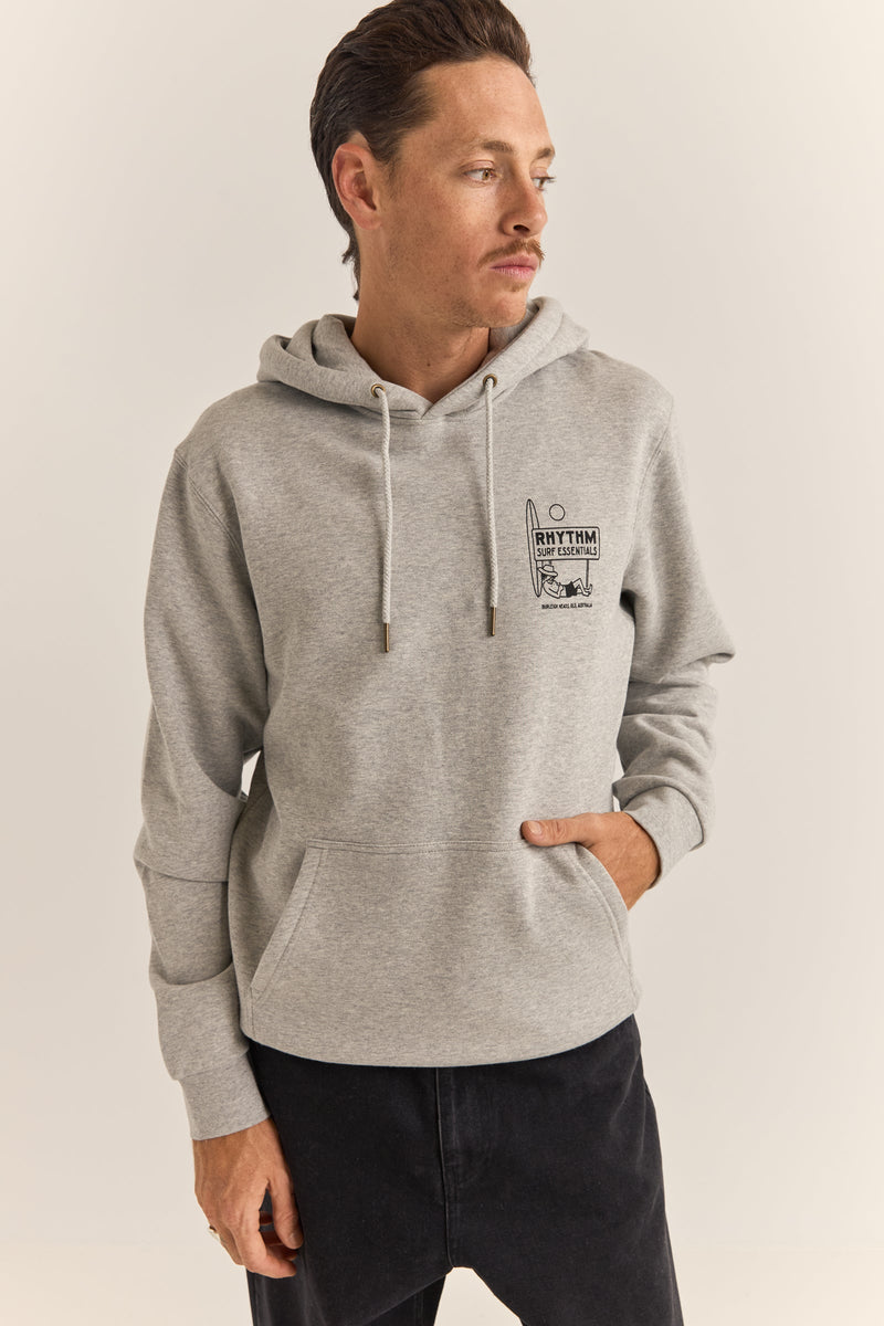 Siesta Fleece Hood Grey Heather