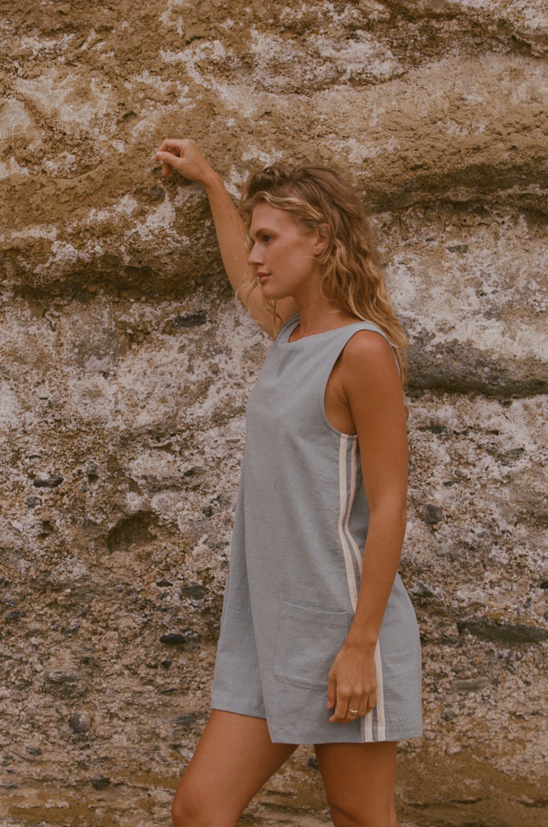 Hanalei Mini Dress Blue