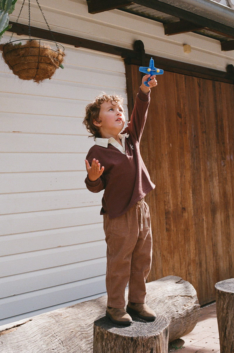 Kids Dreamin Ls Rugby Polo