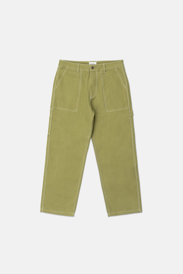 Contrast Stitch Carpenter Pant Khaki