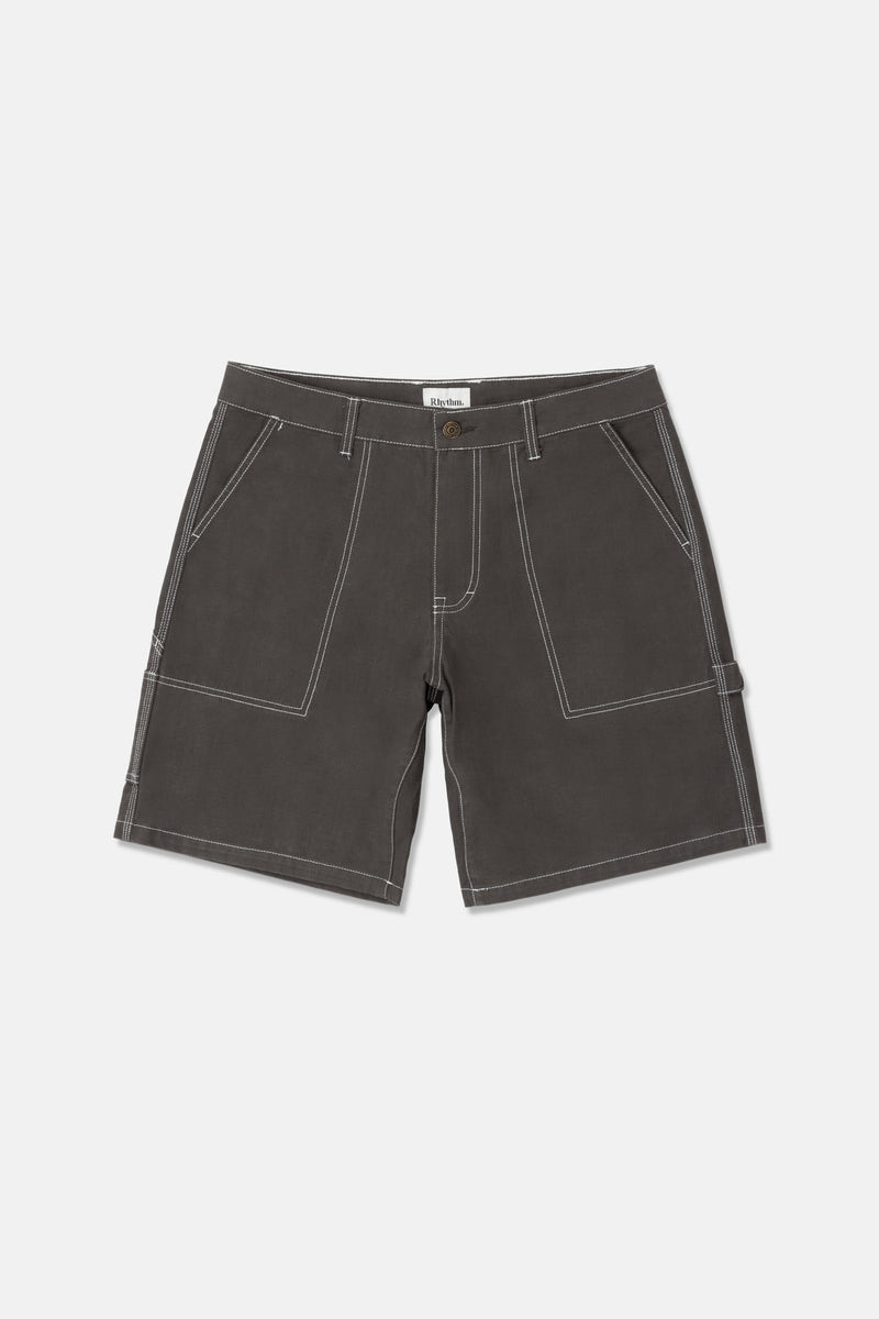 Contrast Stitch Carpenter Short Charcoal