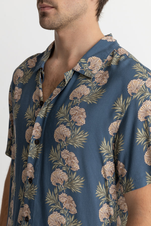 Tropics SS Shirt Blue