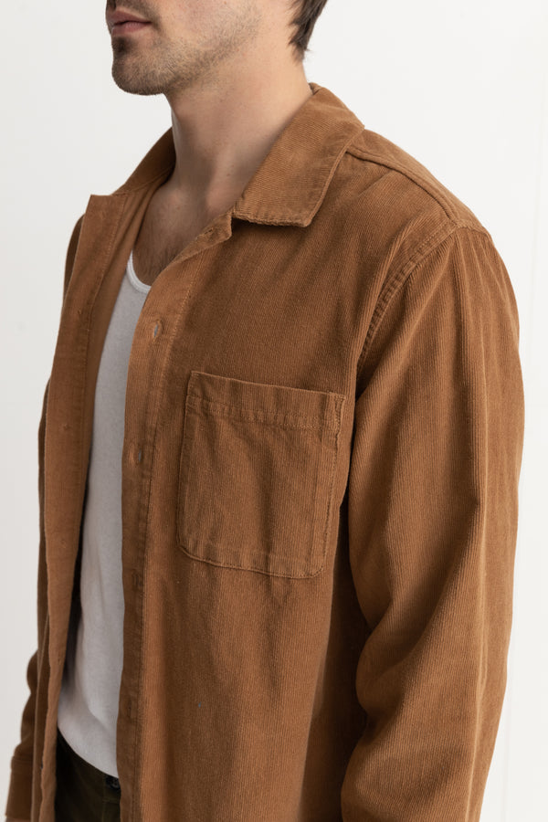 Cord LS Shirt Almond